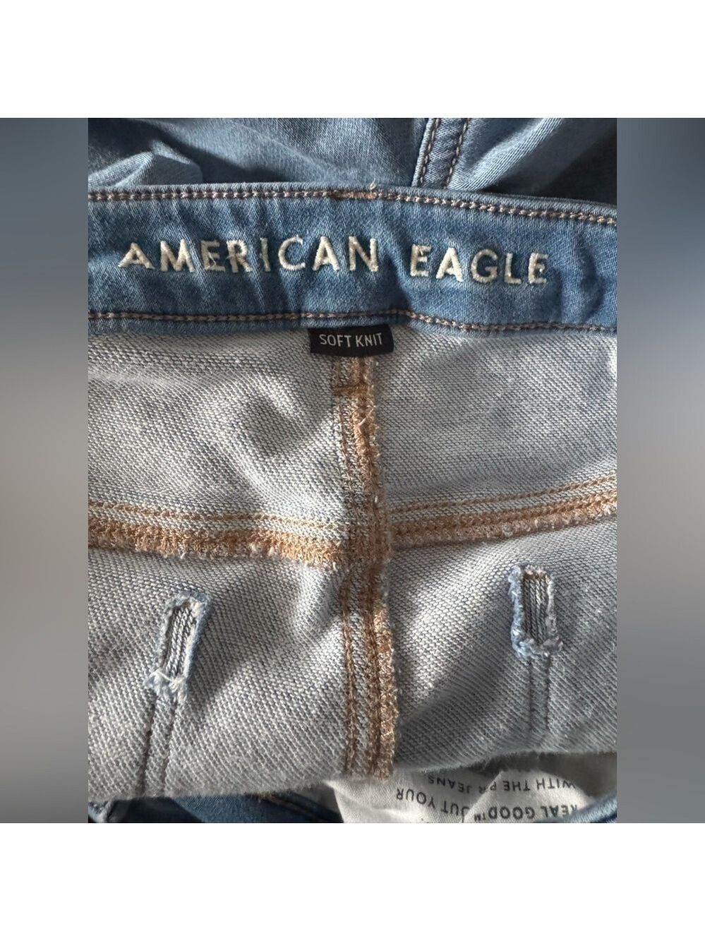 American Eagle women’s size 12 ripped jeans - Picture 4 of 8